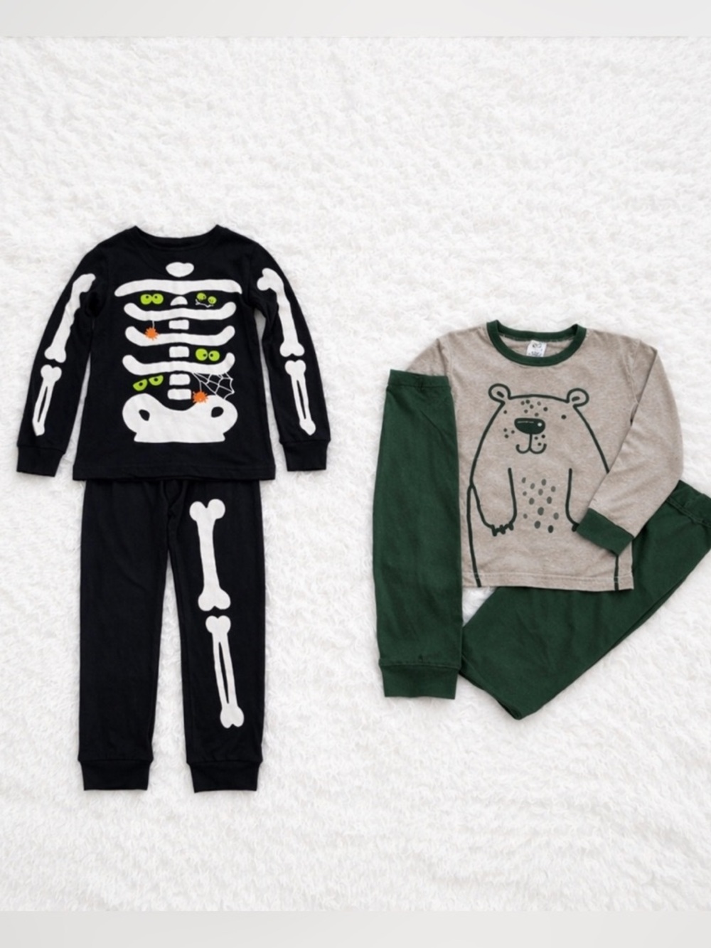2 Pc Boys Outfit Bundle Carter’s Gerber Pajama Sets Size 4/5